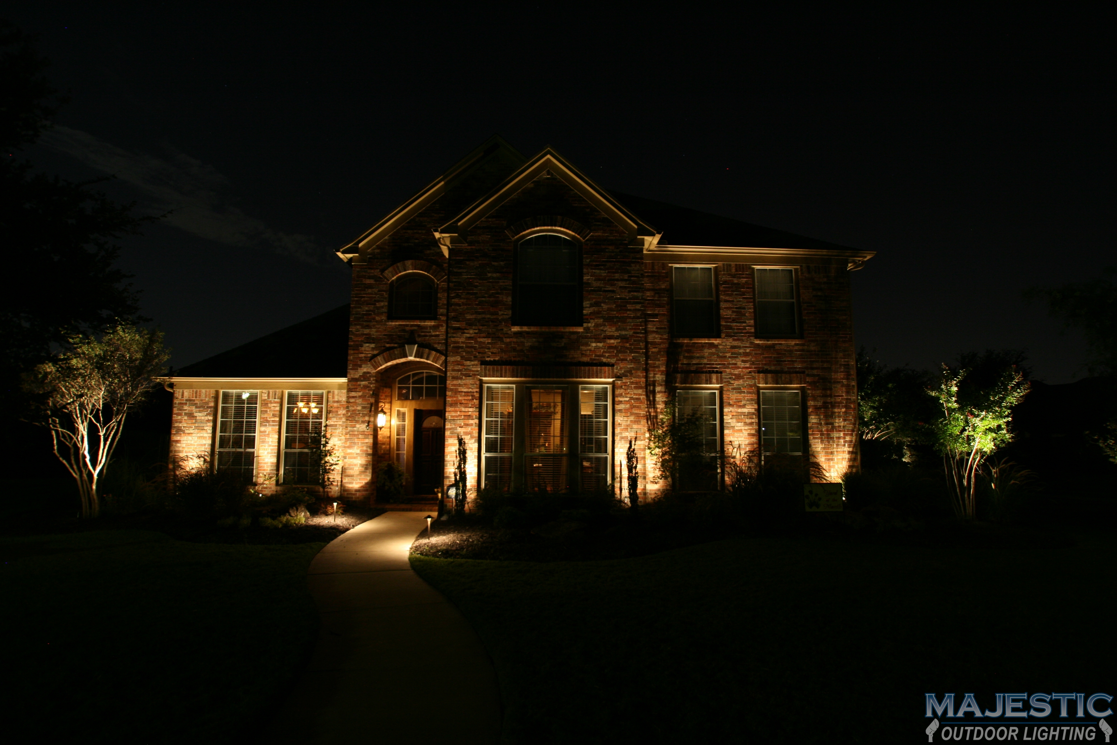 Fort Worth and Dallas TX Home  Exterior  Lighting  Gallery