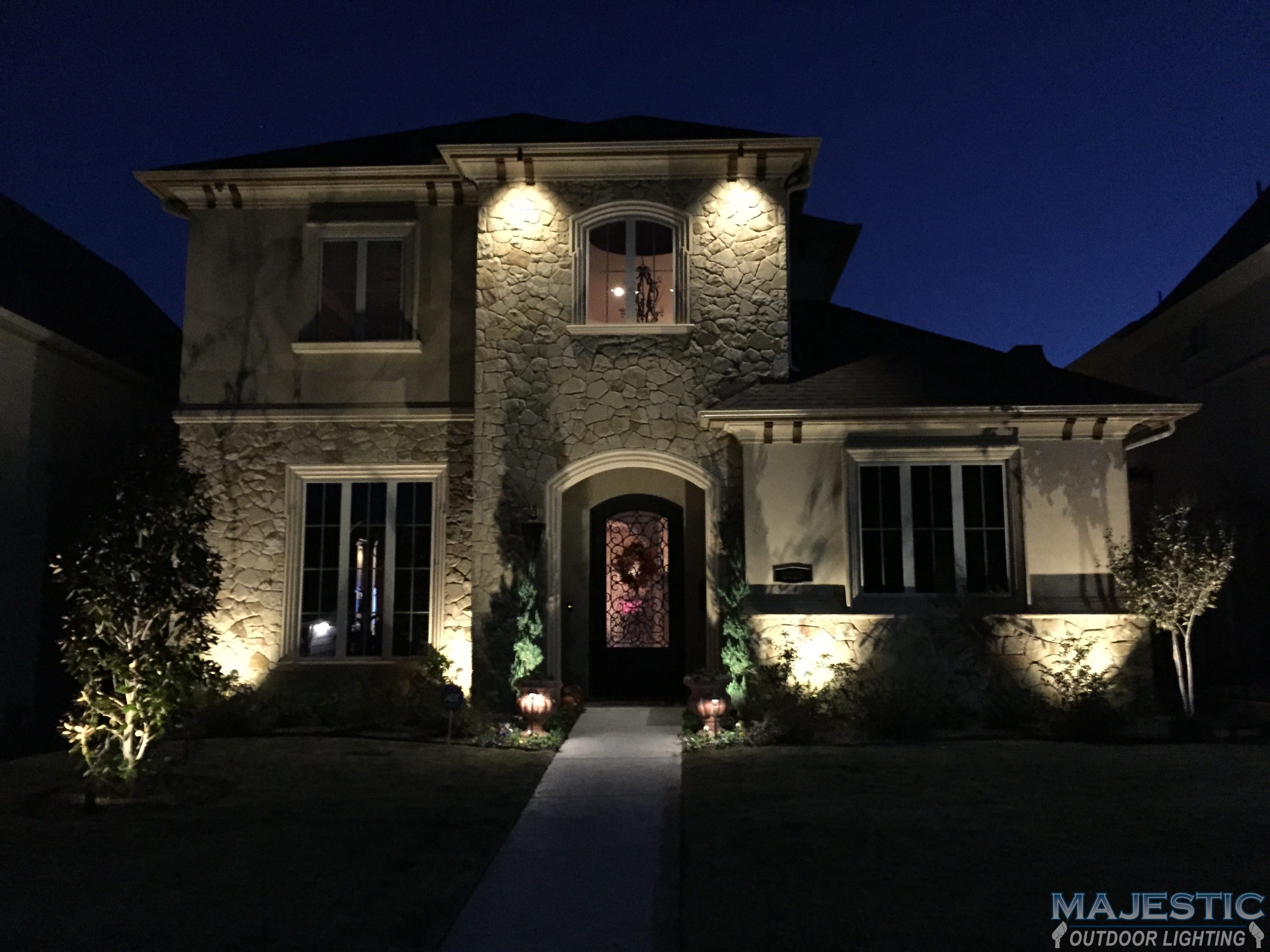 Fort Worth and Dallas TX Home  Exterior  Lighting  Gallery