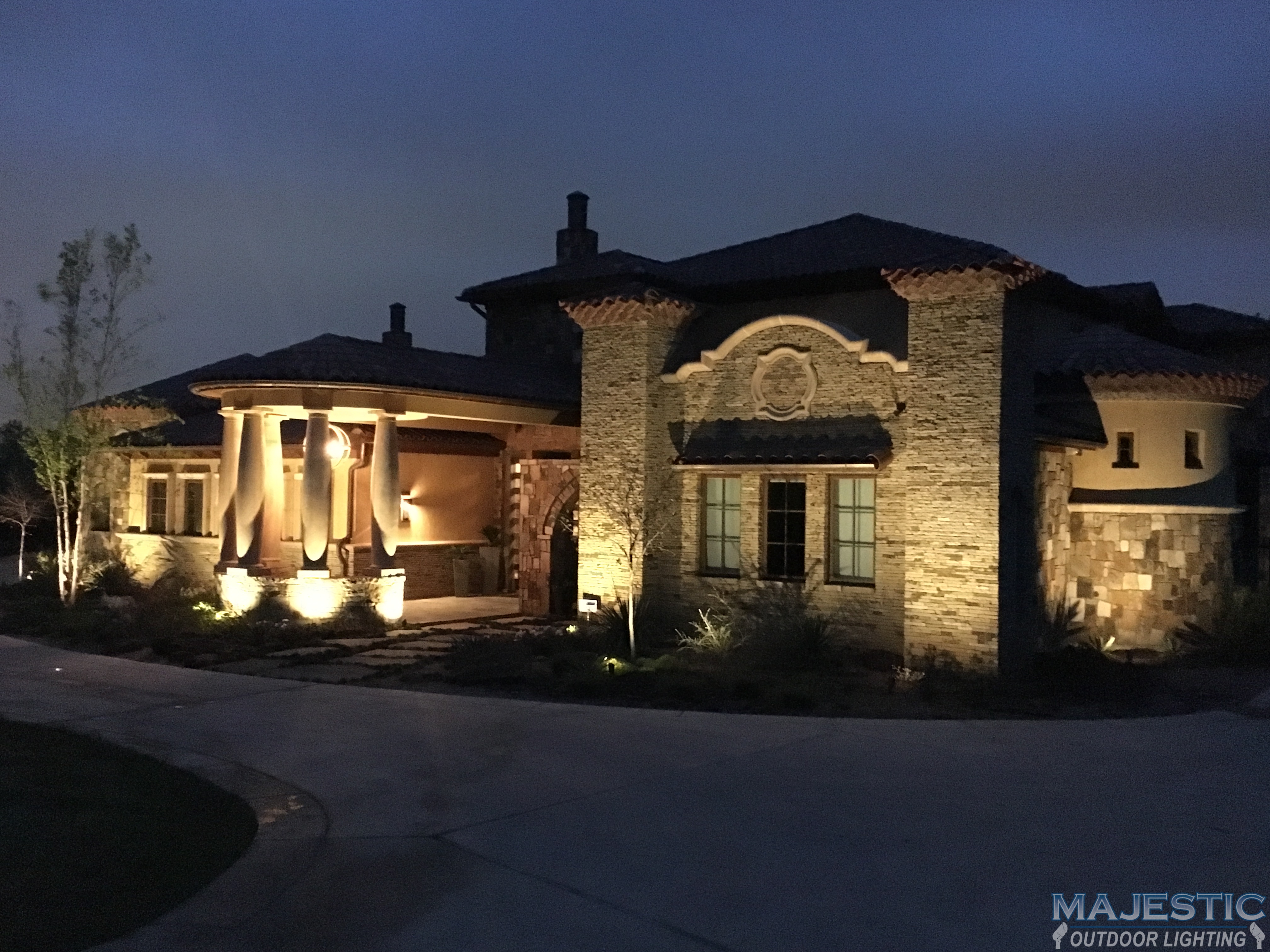 Fort Worth and Dallas TX Home  Exterior  Lighting  Gallery