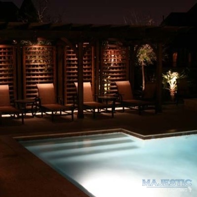 White pool lighting