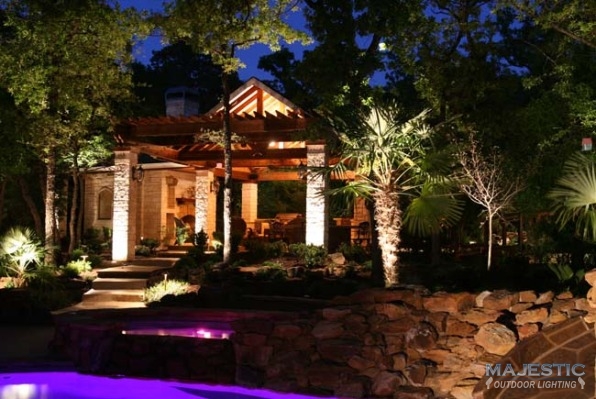 Well-Lit Home Exterior Landscape Lighting Benefits